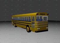 3D Model Thomas Saf-T-Liner School Bus