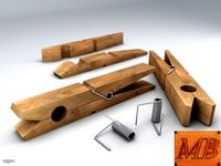 Clothespin3d model