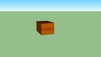 Cardboard Box With Fragile Writing On It