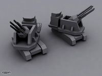 Hog Artillery Tank3d model