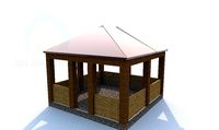 3D Model A simple and practical summerhouse