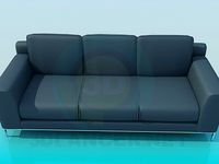 3D Model Sofa in strict style