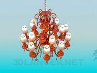3D Model Opulent chandelier