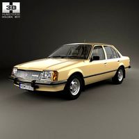3D model of Holden Commodore with HQ interior 1980
