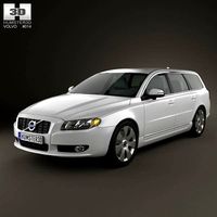 3D model of Volvo V70 2011