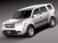 Honda Pilot 20143d model
