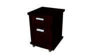 Dark Wooden Filing Cabinet