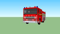 Londons burning Dennis rs (E441 pump ladder)