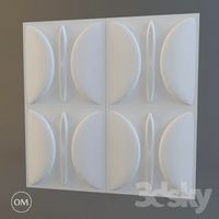 "OM" 3d wall panel "Artpole", Adel