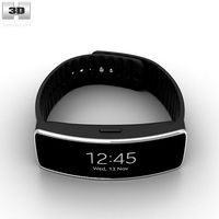 Samsung Gear Fit Black3d model