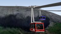 04 Stone Mountain Skylift Tower and Cable Cars