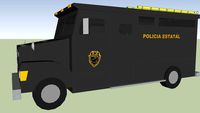 rinoceronte camion patrulla blindada de policia estatal preventiva del estado ssp