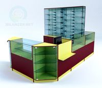 3D Model Baseboards Island type