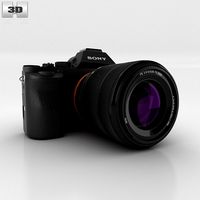 3D model of Sony Alpha 7