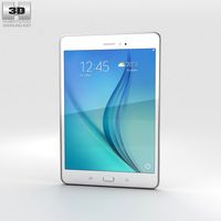 3D model of Samsung Galaxy Tab A 8.0 White