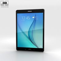 3D model of Samsung Galaxy Tab A 9.7 Smoky Titanium