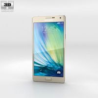 3D model of Samsung Galaxy A7 Champagne Gold