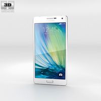 3D model of Samsung Galaxy A7 Pearl White