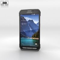 3D model of Samsung Galaxy S5 Active Titanium Grey