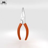 3D model of Long Nose Pliers