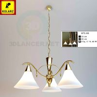 3D Model Chandelier Kolarz