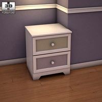 3D model of Ashley Sandhill Nightstand
