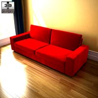 3D model of IKEA Kivik Three-Seat Sofa