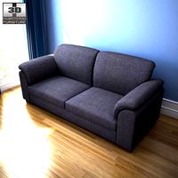 3D model of IKEA Tidafors Three-Seat Sofa