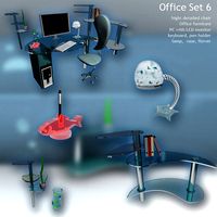 3D model of Office Set 6