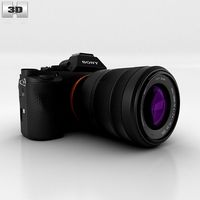 3D model of Sony Alpha 7R