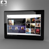 3D model of Sony Tablet S