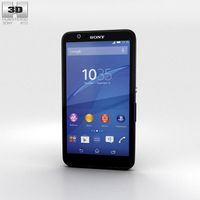 3D model of Sony Xperia E4 Black