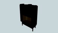 D1200 - Single Sided Fireplace - Chazelles
