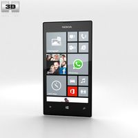 3D model of Nokia Lumia 520 White