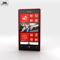 3D model of Nokia Lumia 520 Red