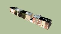 Attached Row Homes, N. 3rd St., Philly
