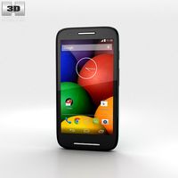 3D model of Motorola Moto E Spearmint & Black