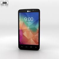 3D model of LG L60 Black
