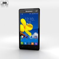 3D model of Lenovo A788T Black