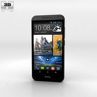 3D model of HTC Desire 616 Black