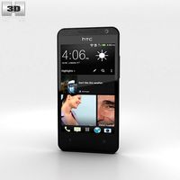 3D model of HTC Desire 300 Black
