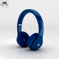 3D model of Beats by Dr. Dre Solo2 On-Ear Headphones Blue