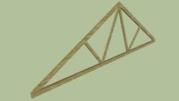 6000mm-30degree-Fink Roof Truss