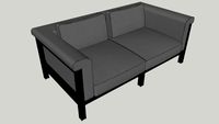 Bulo 3 seat sofa, canapes Livourne