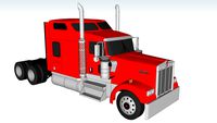 Kenworth W900L- REBUILT- 84' Studio Sleeper
