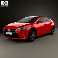 3D model of Toyota Camry XSE 2015