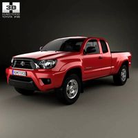 3D model of Toyota Tacoma Access Cab 2012