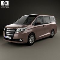 3D model of Toyota Noah G 2014
