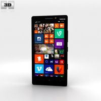 3D model of Nokia Lumia 930 Black