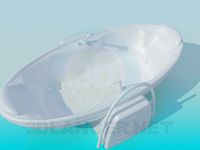 3D Model Bath support